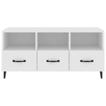 TV Cabinet White 102x35x50 cm Engineered Wood 812609
