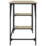 Desk Sonoma Oak 120x50x75 cm Metal and Engineered Wood 845322
