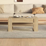 Coffee Table Sonoma Oak 102x55x45 cm Engineered Wood 810902