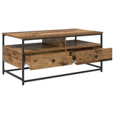 Coffee Table Old Wood 100 x 51 x 45 cm Engineered Wood 882764