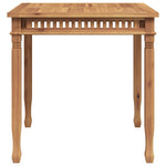 Garden Dining Table 80x80x80 cm Solid Teak Wood 49384