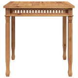Garden Dining Table 80x80x80 cm Solid Teak Wood 49384
