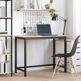 Table Natural 100 x 50 x 77 cm Engineered Wood and Steel 873792