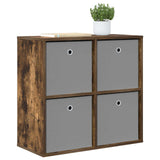 Sideboard with Drawer Smoked Oak 68.5 x 32 x 67 cm 8000544