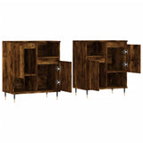 Sideboards 2 pcs Smoked Oak Engineered Wood 3190122
