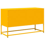 ZNTS TV Cabinet Mustard Yellow 100.5x39x60.5 cm Cold-rolled Steel 853341