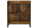 Bedside Tables 2 pcs Smoked Oak 40 x 30 x 60 cm Engineered Wood 8011004