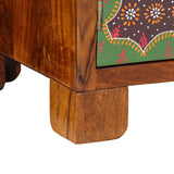 Sideboard Multicolour 90x35x60 Solid Wood Acacia 4016499