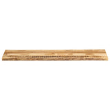 Table Top Live Edge 180x40x2.5 cm Solid Wood Rough Mango 370665