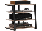 HiFi Stand, with Four Storage Shelves - Grey T3398P343171