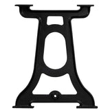 Dining Table Leg Set of 2 Black Cast iron Standard Durable 245423