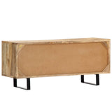 TV Cabinet 90x30x40 cm Solid Mango Wood 247896