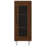 Sideboard Brown Oak 34.5x34x90 cm Engineered Wood 828795