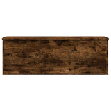 Storage Box Smoked Oak 102x35x35 cm Engineered Wood 840692
