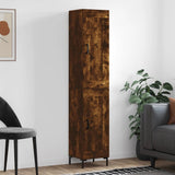 Highboard Smoked Oak 34.5x34x180 cm Engineered Wood 3200454