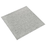 Carpet Floor Tiles 20 pcs 5 m 50x50 cm Light Grey 147310
