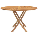 Folding Garden Table 110x75 cm Solid Wood Teak 362618