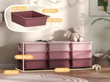 Kids Storage Unit, with Nine Drawers - Pink T3398P379053