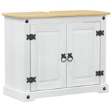 Sink cabinet with Shelf White 73 x 33 x 60 cm Solid Pine Wood 42024957
