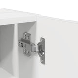 Bathroom Cabinet with Roll Holder White 20.5x22x72 cm 858515