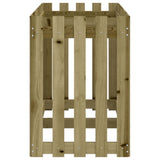 Garden Raised Bed with Fence Design 150x50x70 cm Impregnated Wood Pine 832501