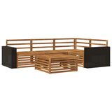 Outdoor Sofa Set 5 pcs Natural 79 x 79 x 37 cm 3383332