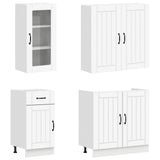 Kitchen Unit LUCCA 8 pcs White Engineered Wood 3438391