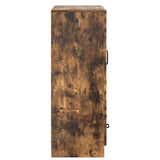 Sideboard Smoked Oak 66 x 34.5 x 92 cm Engineered Wood 895820