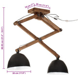 Ceiling Lamp 25 W Black 29x18x85 cm E27 371930