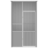Bird Cage Grey 115x78x200 cm Galvanised Steel 172343