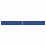 Patio Retractable Side Awning 140x1200 cm Blue 313391