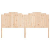 Bed Headboard 206x4x110 cm Solid Wood Pine 818490