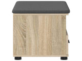 Hall Bench with Cushion with Drawer Sonoma Oak 60 x 38 x 46 cm 891450