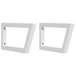Basin Shelf Wall Mounted Steel and Solid Wood Acacia 3302798