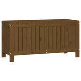 Garden Storage Box Honey Brown 108x42.5x54 cm Solid Wood Pine 823832