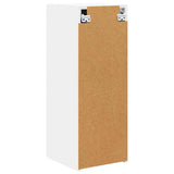 TV Wall Cabinet White 30 x 31 x 80 cm Engineered Wood 892289