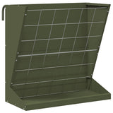 Hay Feeder Olive Green 71 x 33 x 70 cm Cold-Rolled Steel 874631