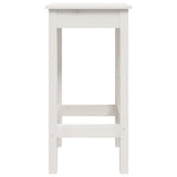 Bar Chairs 2 pcs White 40x40x78 cm Solid Wood Pine 822138