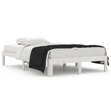 Bed Frame without Mattress White 120x190cm Small Double 810336