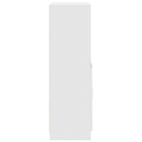 Kitchen Cabinet White 57x41.5x131.5 cm Engineered Wood 860121