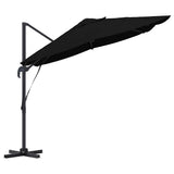 Umbrella Black 351 x 250 x 260 cm Polyester and Aluminium 42003347