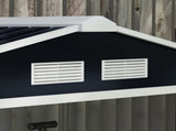 7 x 4ft Weatherproof Shed, Outdoor Bike Storage Shed with Ventilation Slots, Foundation Kit and T3398P313617