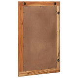 Bathroom Mirror Wall-mounted with Mirror Brown 70 x 50 x 2.5 cm 4017787