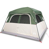 Family Tent Cabin 6-Person Green Waterproof 94545
