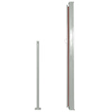 Patio Retractable Side Awning 120x500 cm Brown 48393