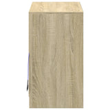 Sideboard with LED Sonoma Oak 72x34x61 cm Engineered Wood 852175
