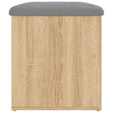 Storage Bench Sonoma Oak 62x42x45 cm Engineered Wood 835042