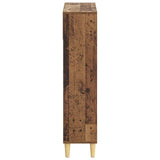 Shoe Cabinet DELFT 78 x 24 x 103 cm Engineered Wood Old Wood 897103