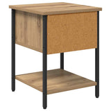 Bedside Table with Drawer 2 pcs Artisan Oak 34 x 35.5 x 45 cm 881803