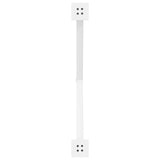 Dining Table Legs X-Shaped 2 pcs White 90x cm Steel 4012925